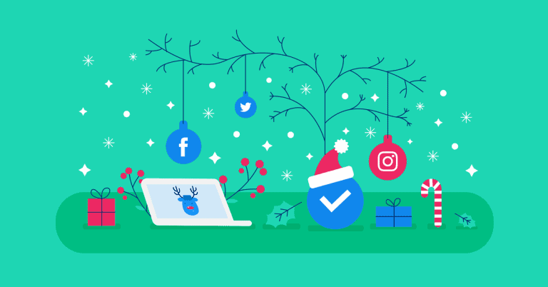 come gestire social network natale