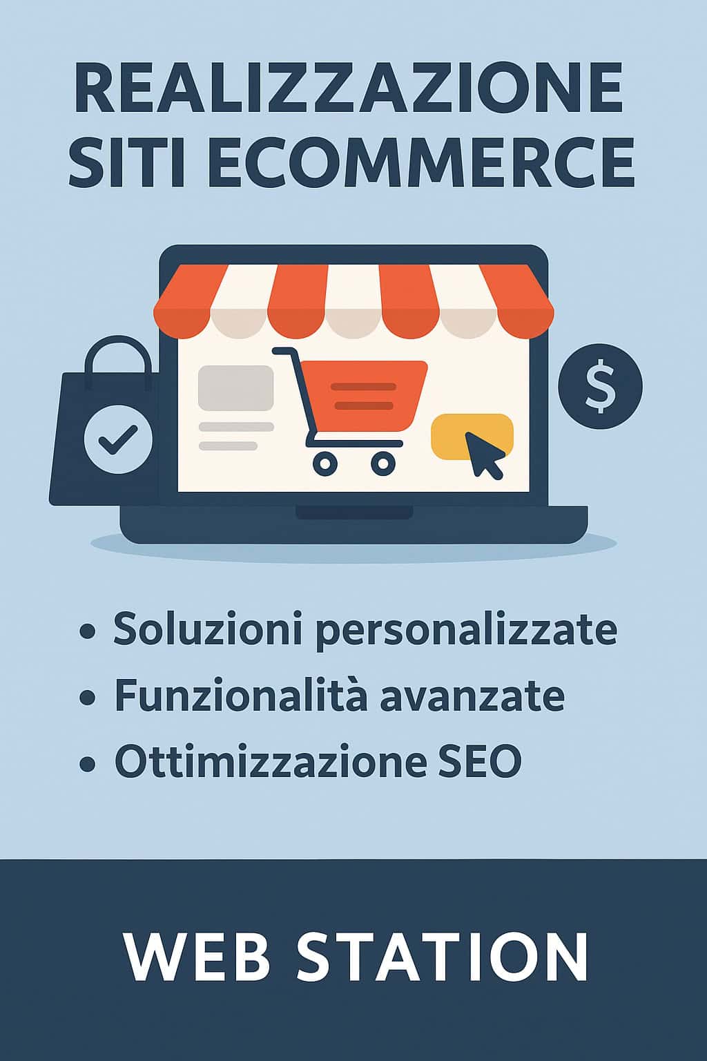 Realizzazione siti ecommerce professionali e su misura